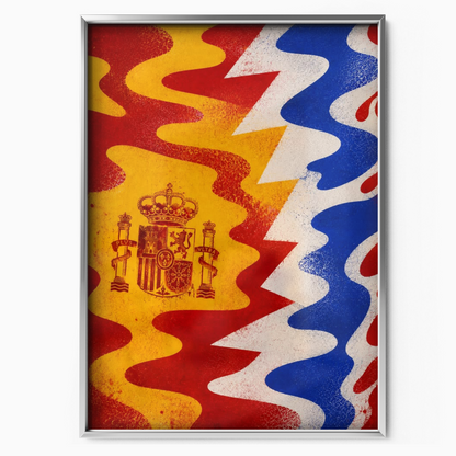 Spain National Team - Flag Art Poster