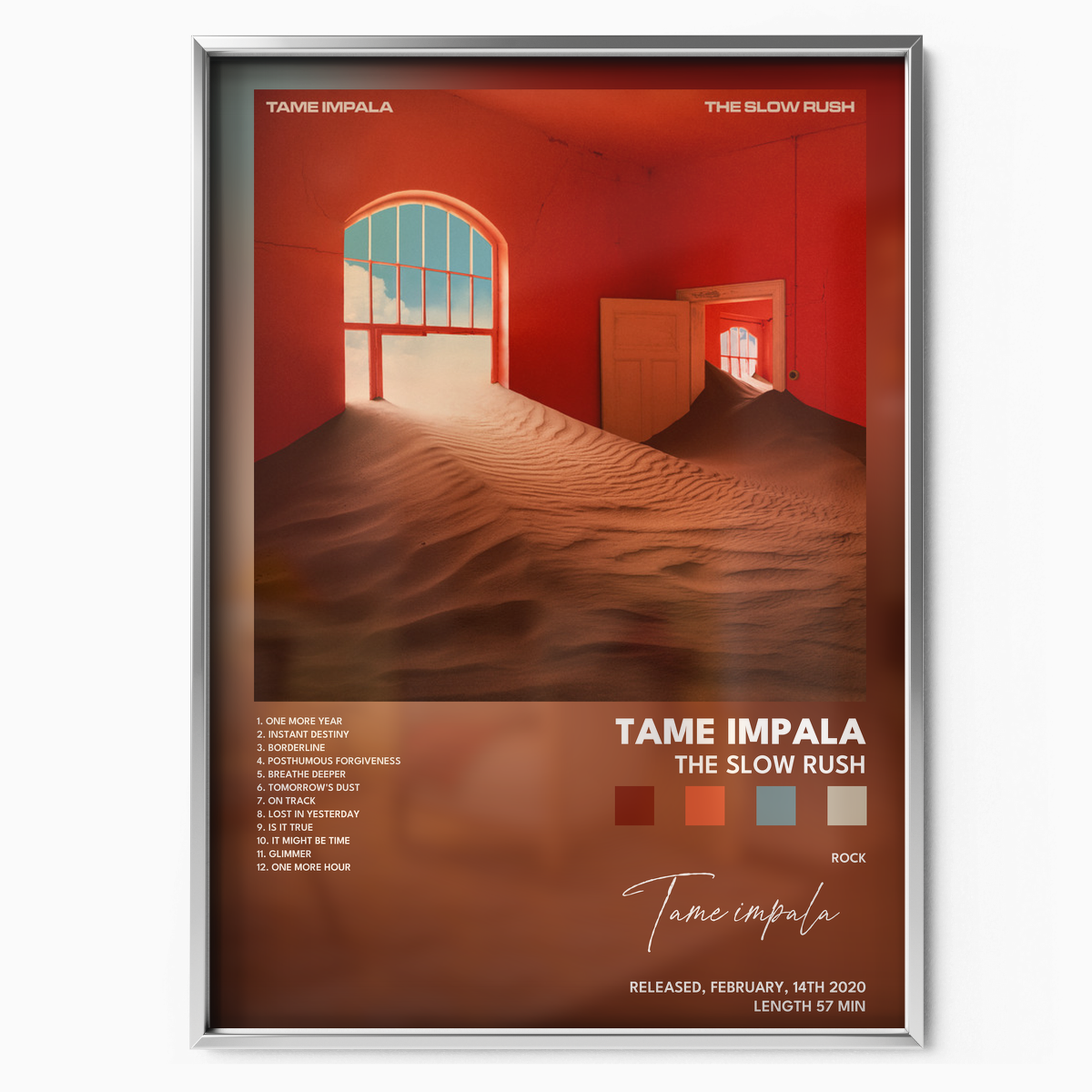 tame impala The Slow Rush poster