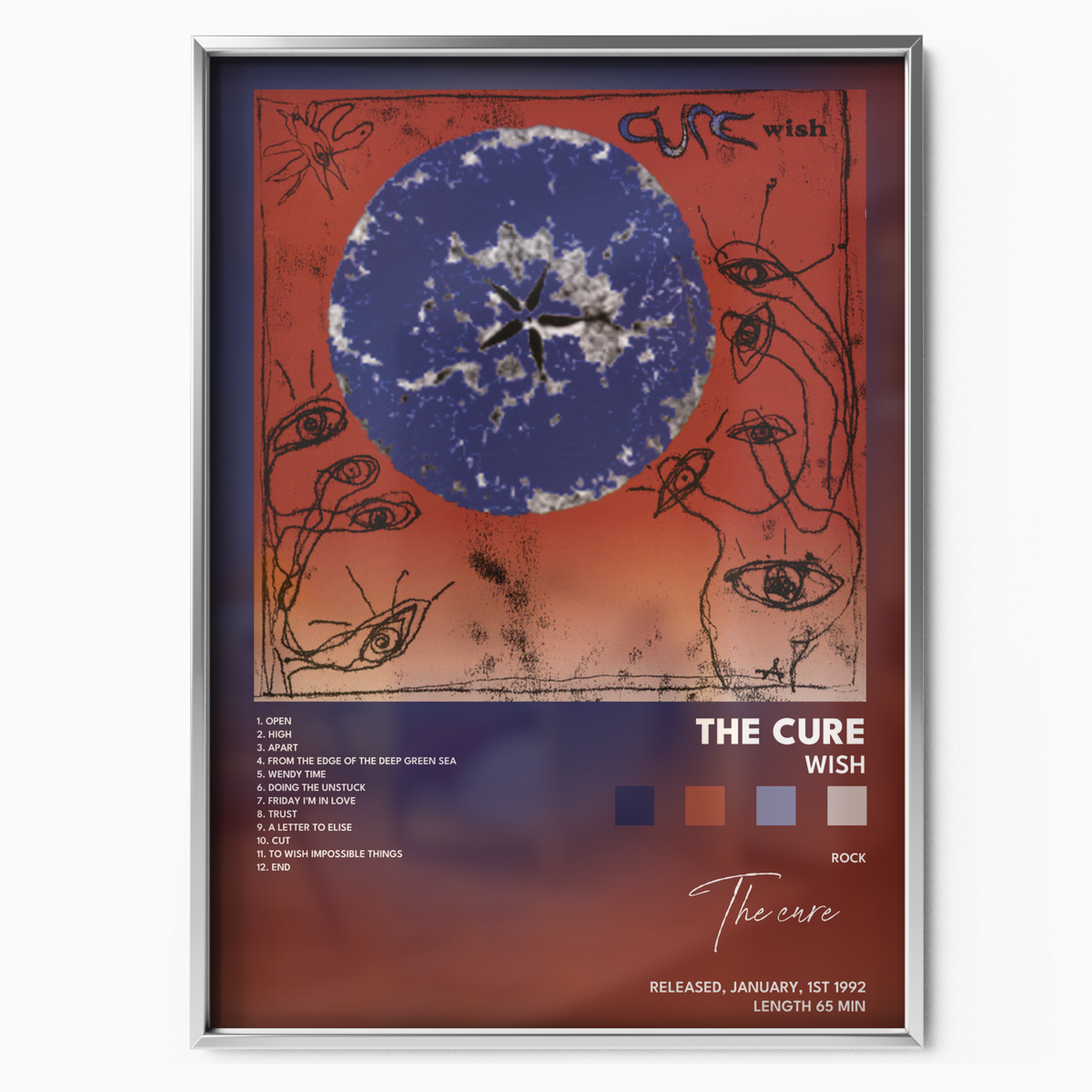 the cure Wish poster