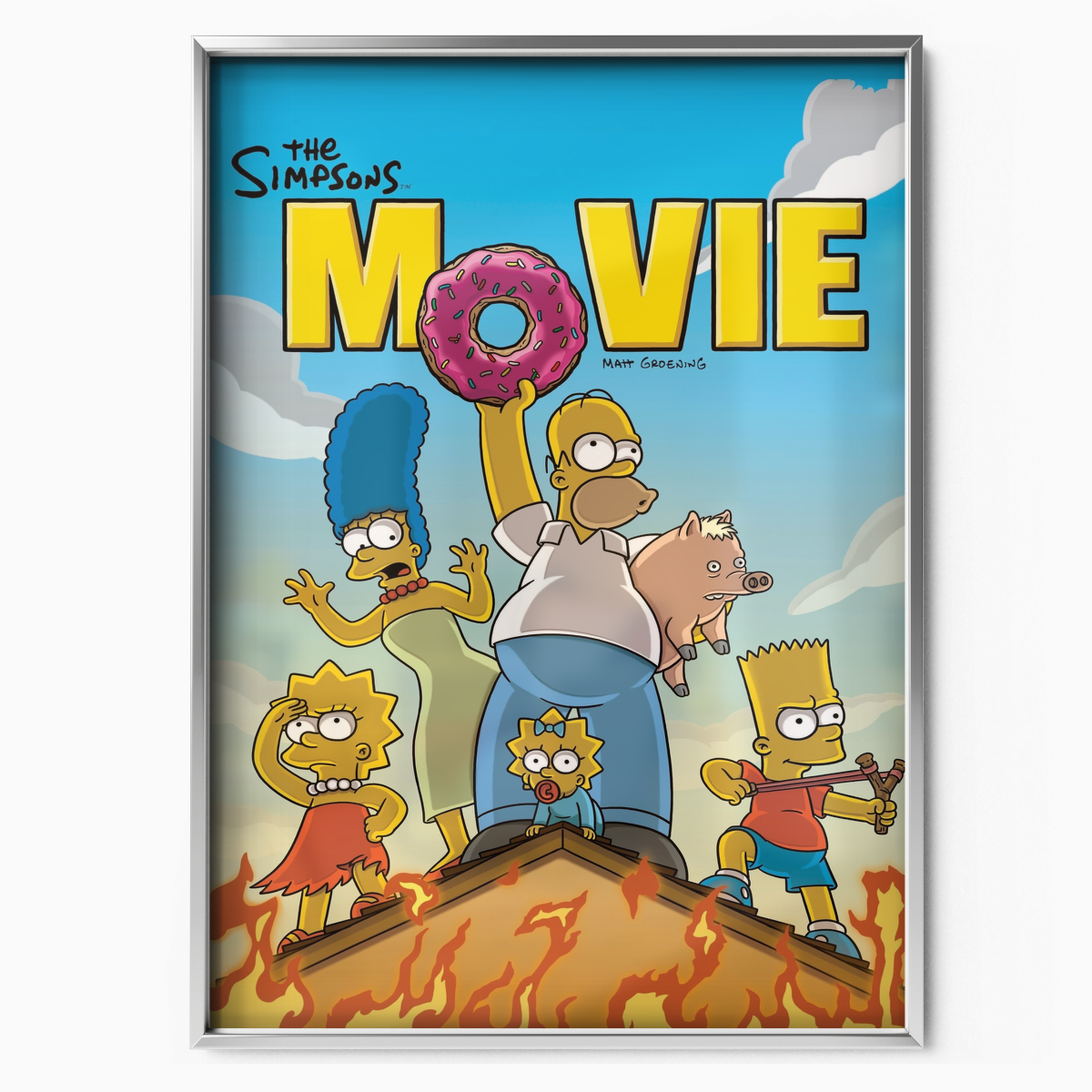 Yellow Cartoon Family