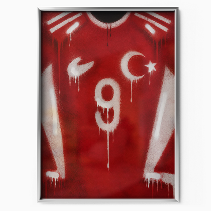 Turkey National Team - Jersey Art Poster