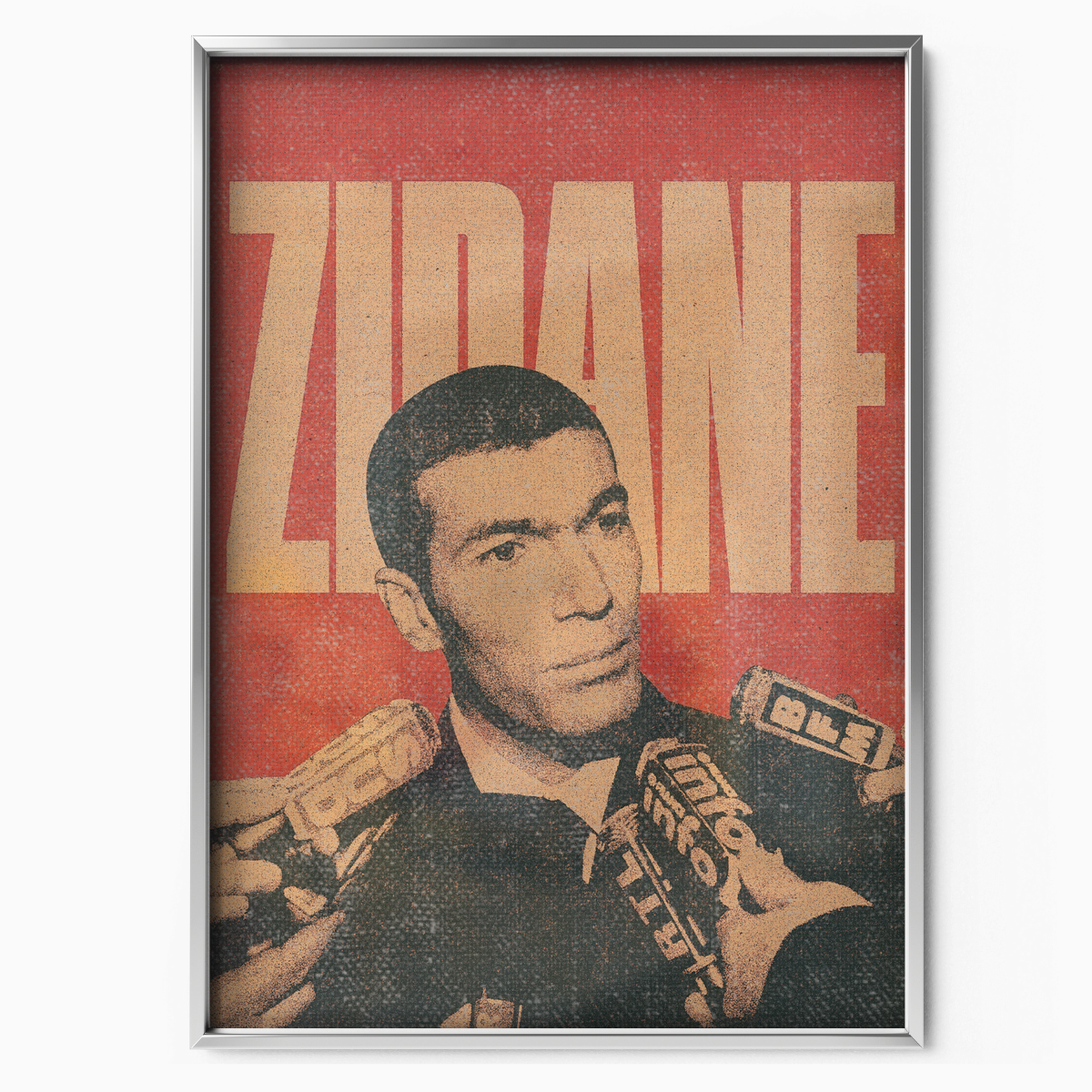 Zinedine Zidane - Press Conference Poster