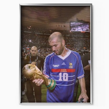 Zinedine Zidane - World Cup 1998 Poster
