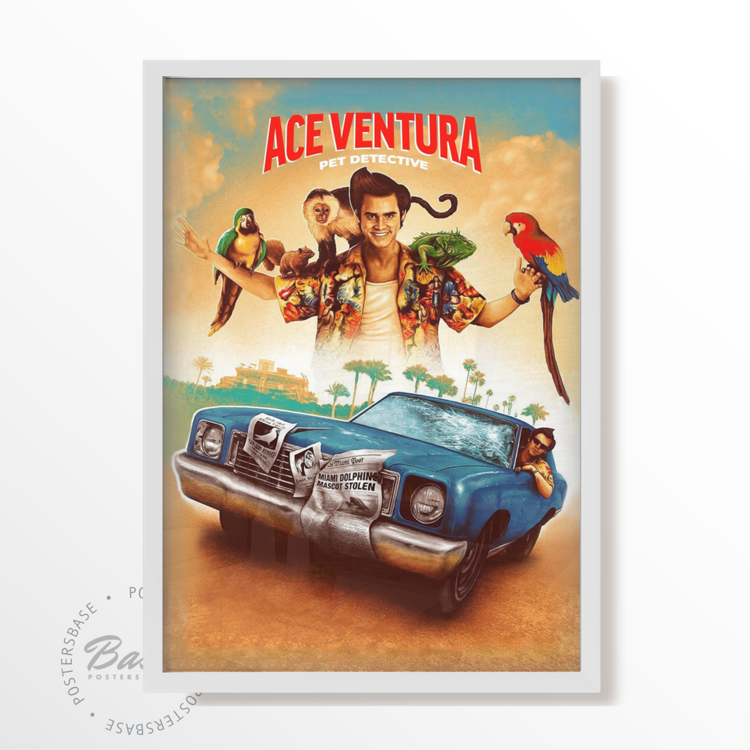 Ace Ventura: Pet Detective A4 Without Frame