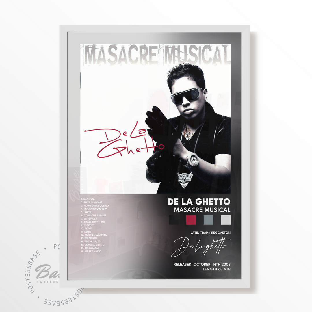 Poster av De La Ghetto Masacre Musical – från 11,95€ | Fri frakt