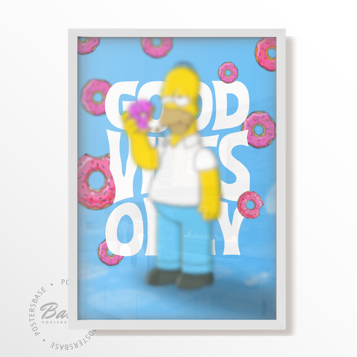 Homer Simpson Good Vibes Only