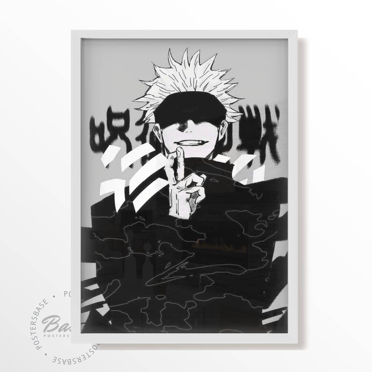 JUJUTSU KAISEN BLACK AND WHITE