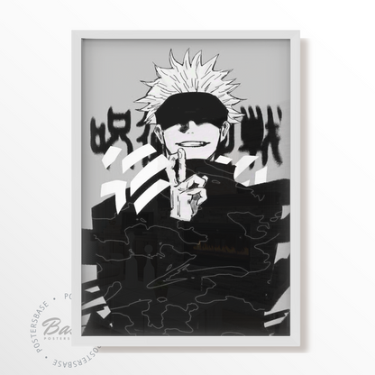 JUJUTSU KAISEN BLACK AND WHITE