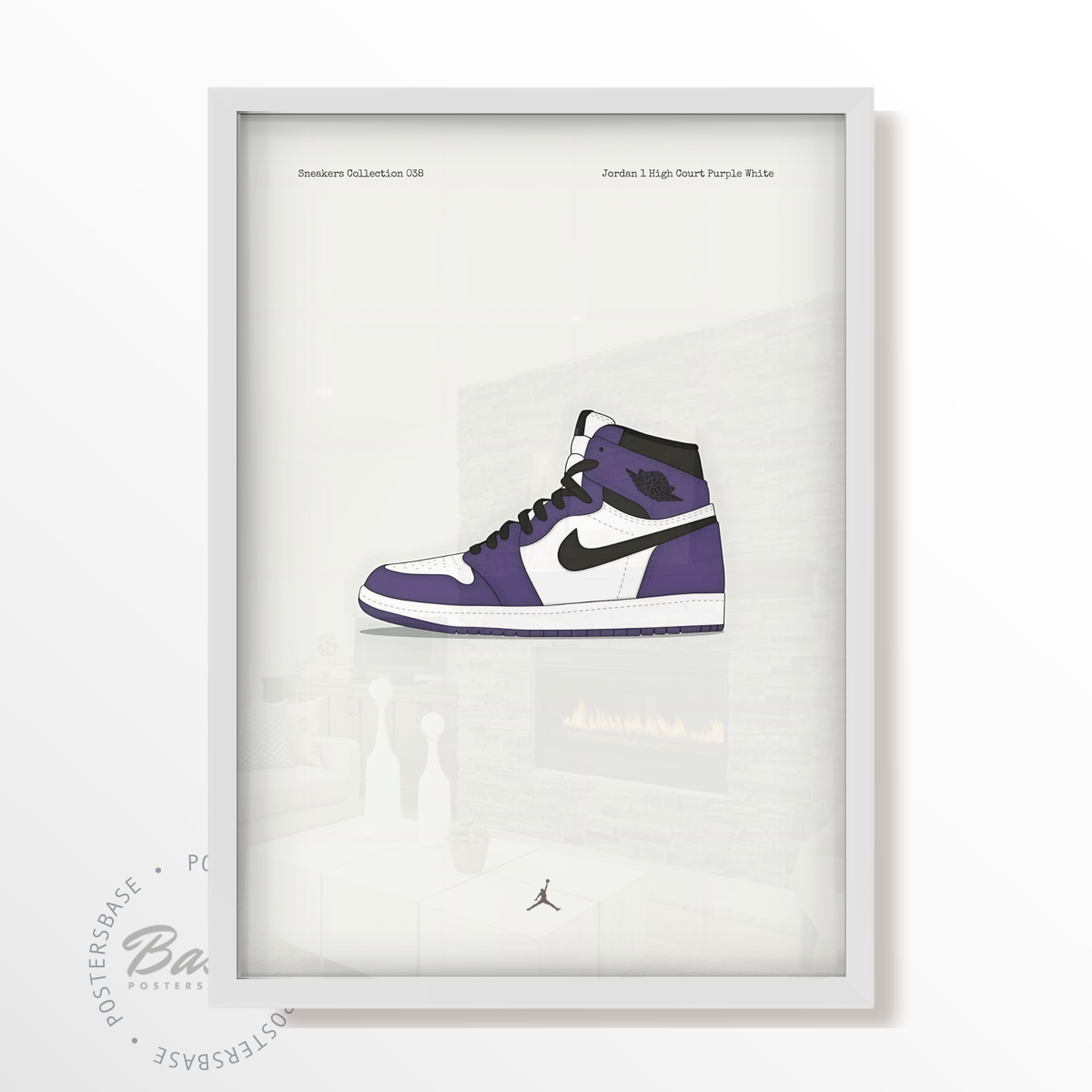 Jordan 1 High Court Purple White