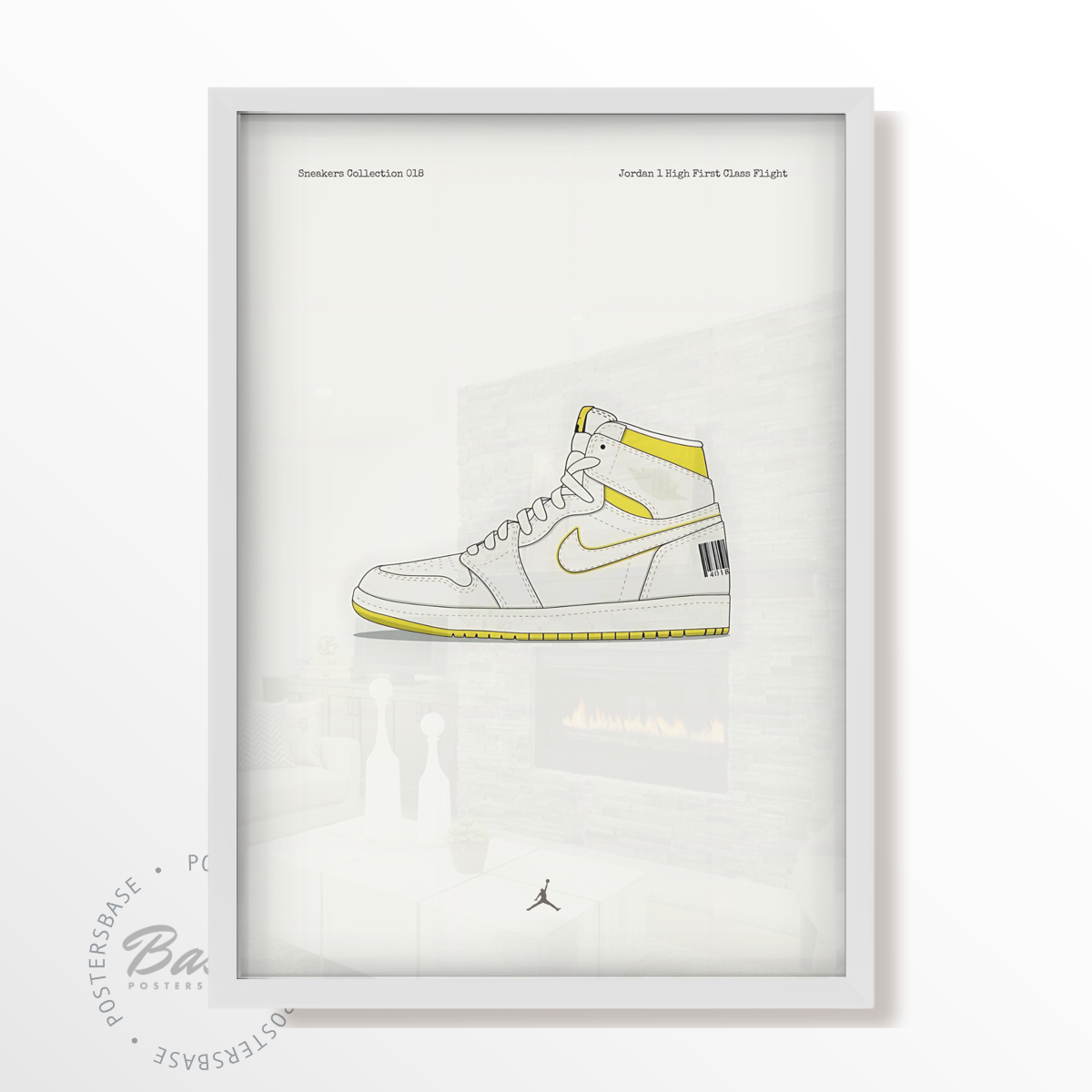 Jordan 1 High First Class Flight Poster from 7.95 Free Shipping Posters Base