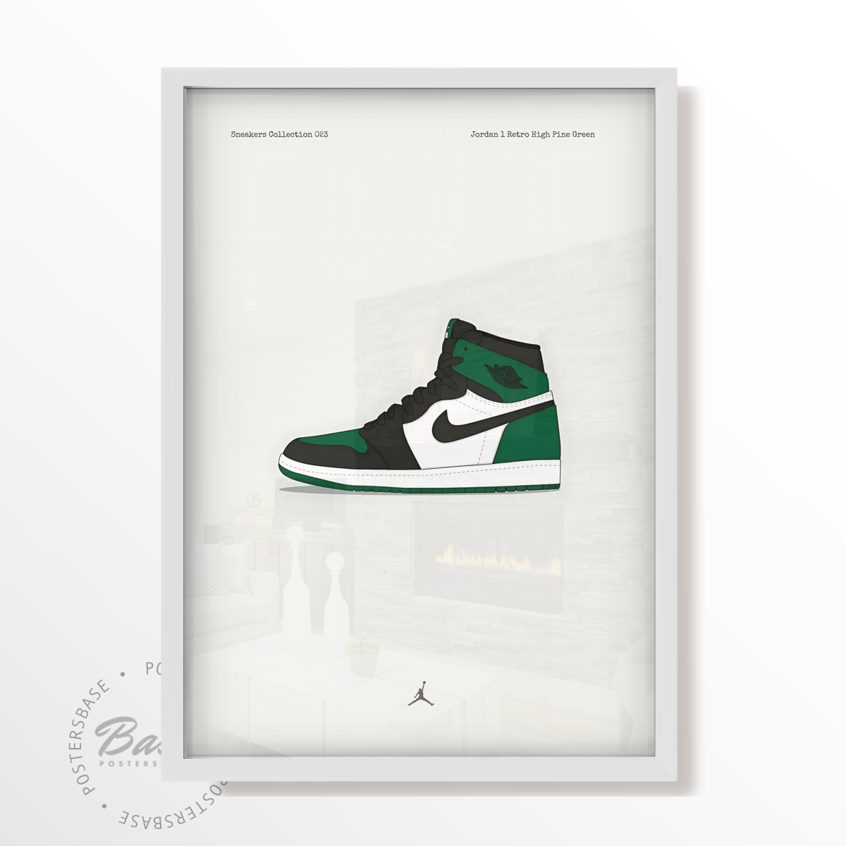 Jordan 1 Retro High Pine Green Poster from 7.95 Free Shipping Posters Base