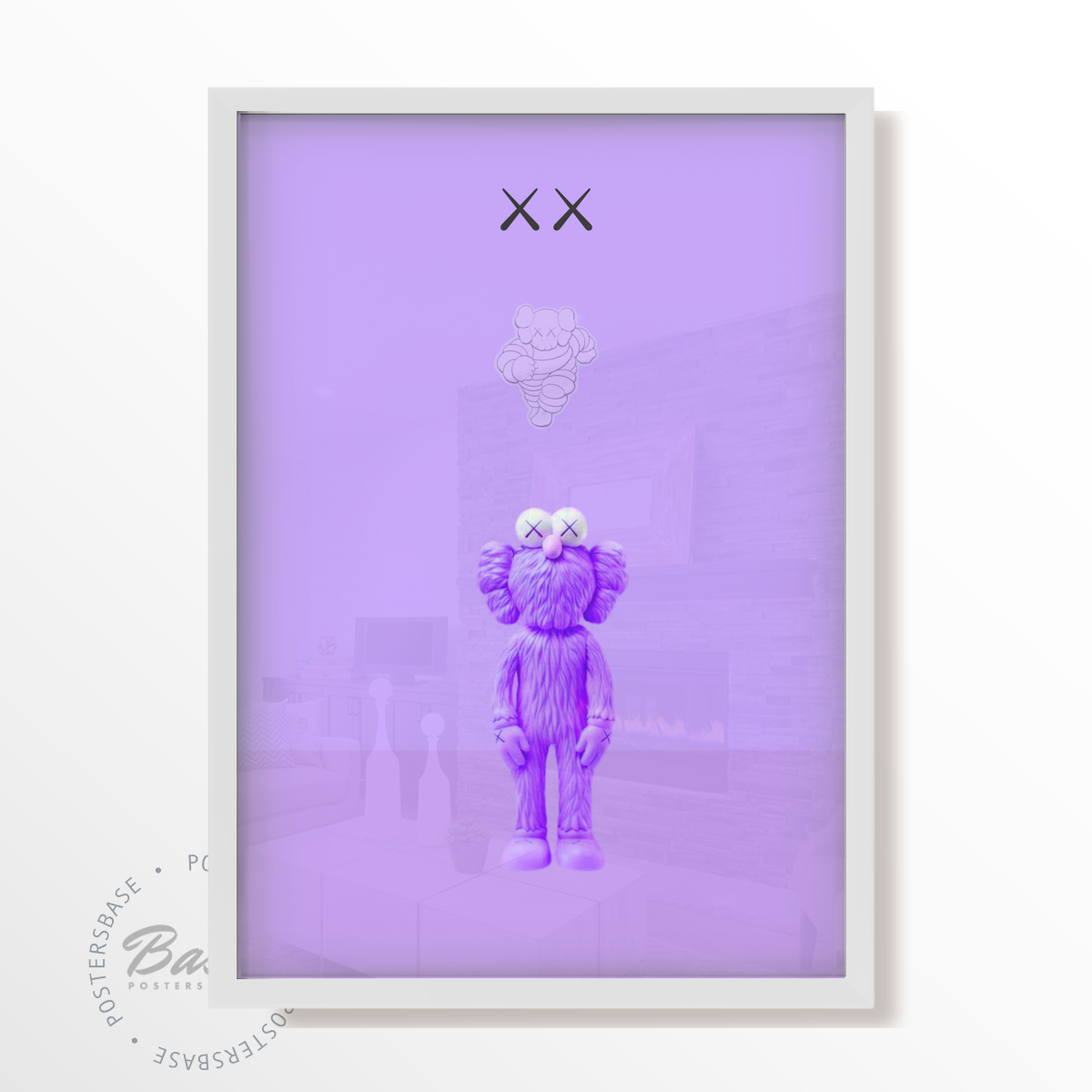 KAWS VIOLET LOGO