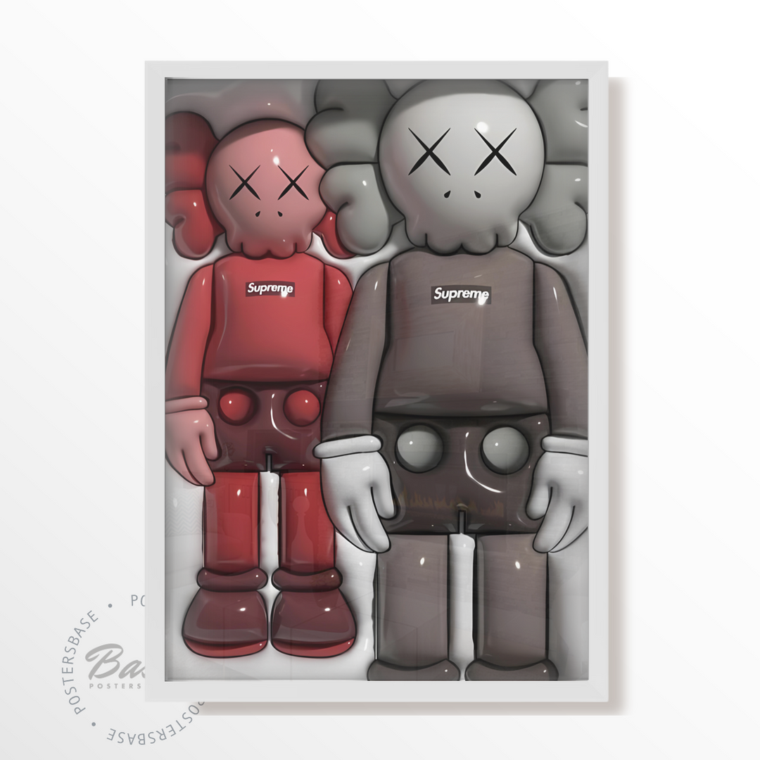 KAWS X SUPREME Poster – from 7.95€ | Free Shipping – Posters Base KAWS X SUPREME Poster – from 7.95€ | Free Shipping – Posters Base