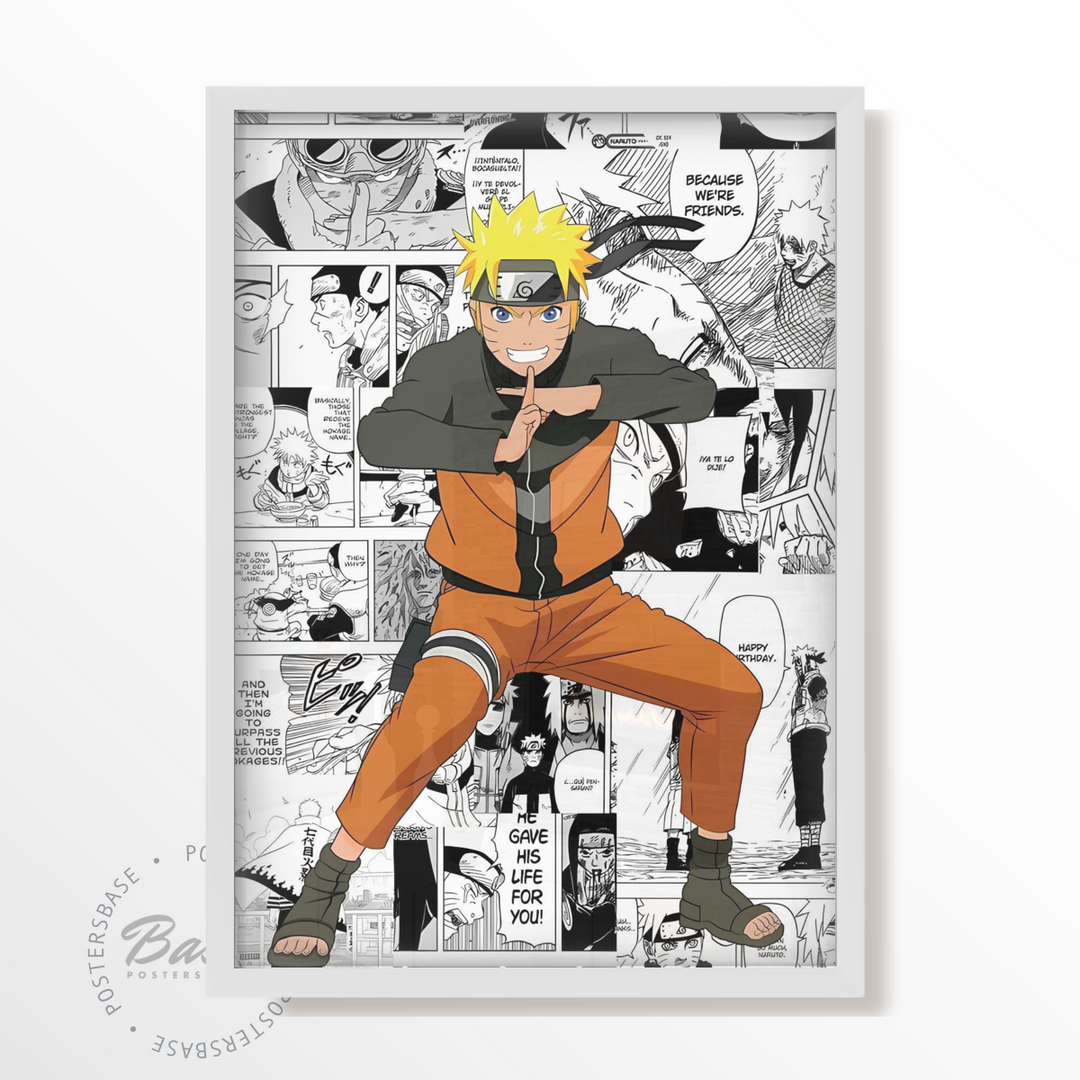 NARUTO MANGA Poster – from 7.95€ | Free Shipping – Posters Base