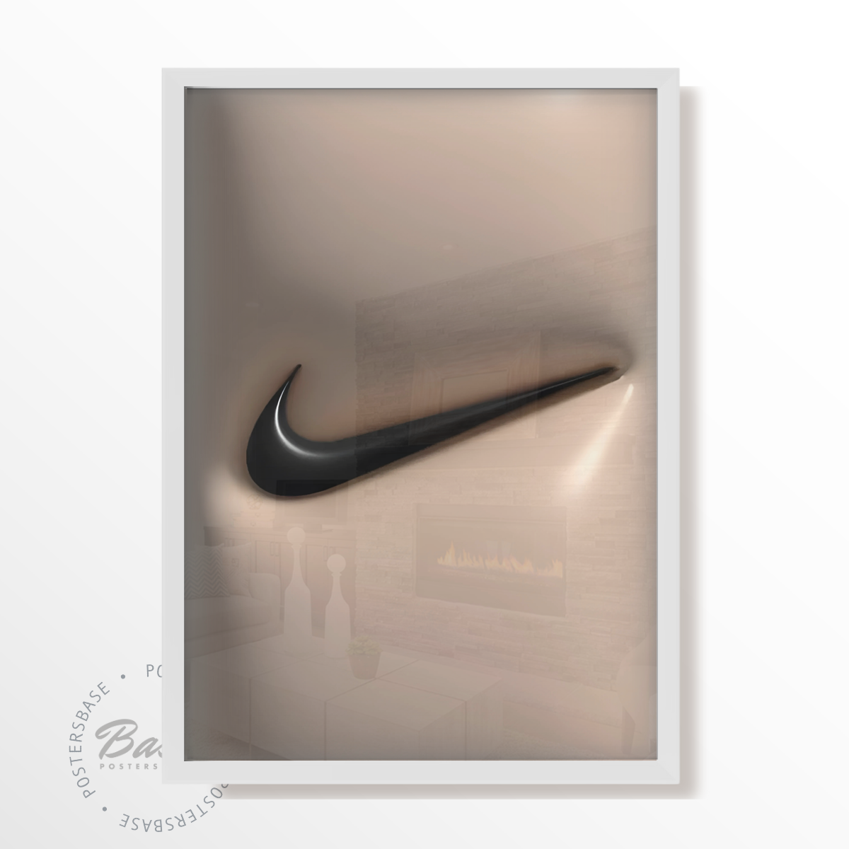 NIKE SWOOSH BEIGE SLICK