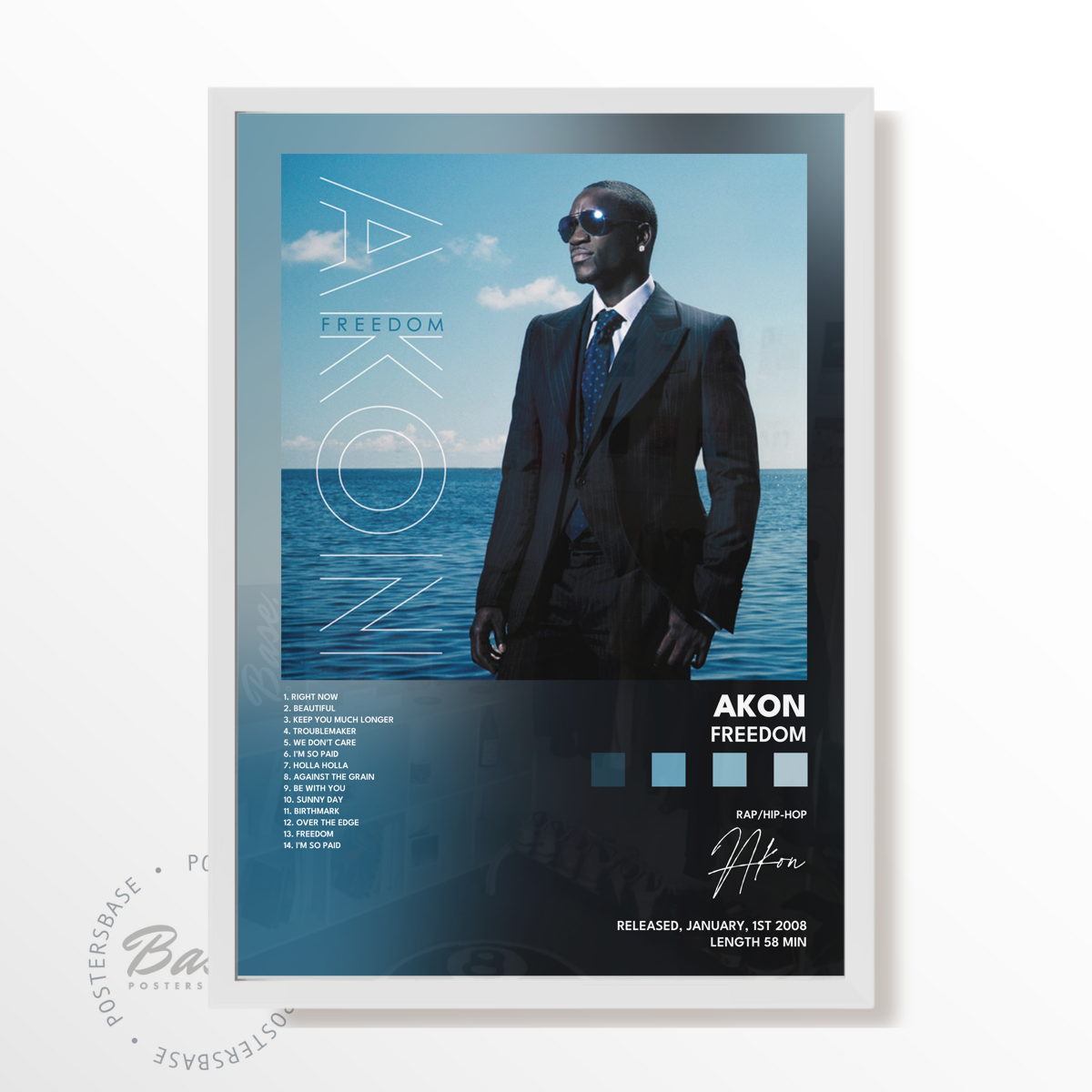 akon Freedom poster