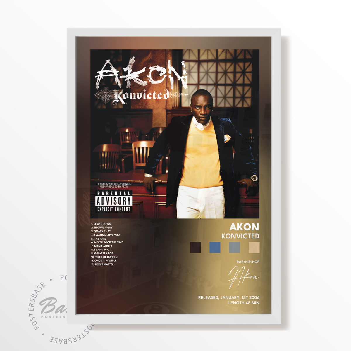 akon Konvicted poster