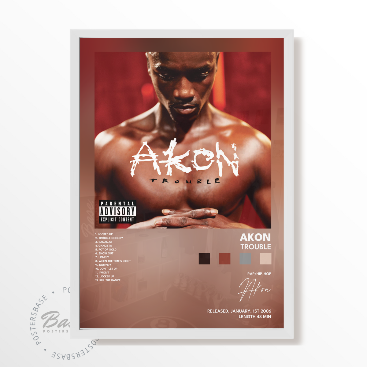 akon Trouble poster