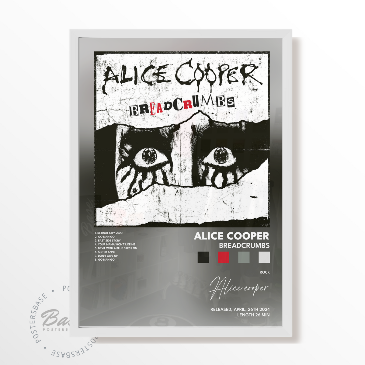 alice cooper Breadcrumbs poster