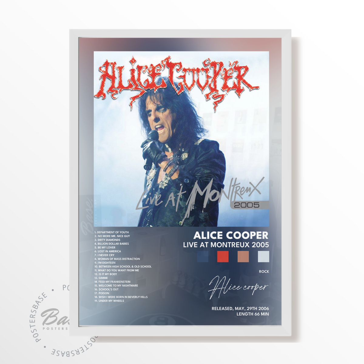 alice cooper Live At Montreux 2005 poster