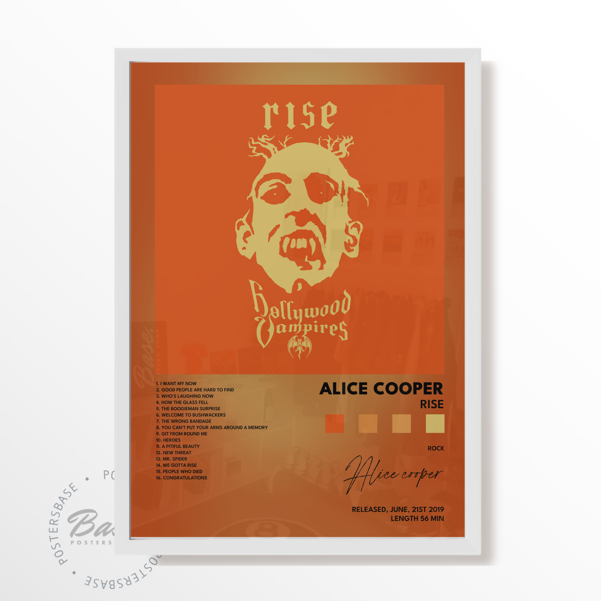 alice cooper Rise poster