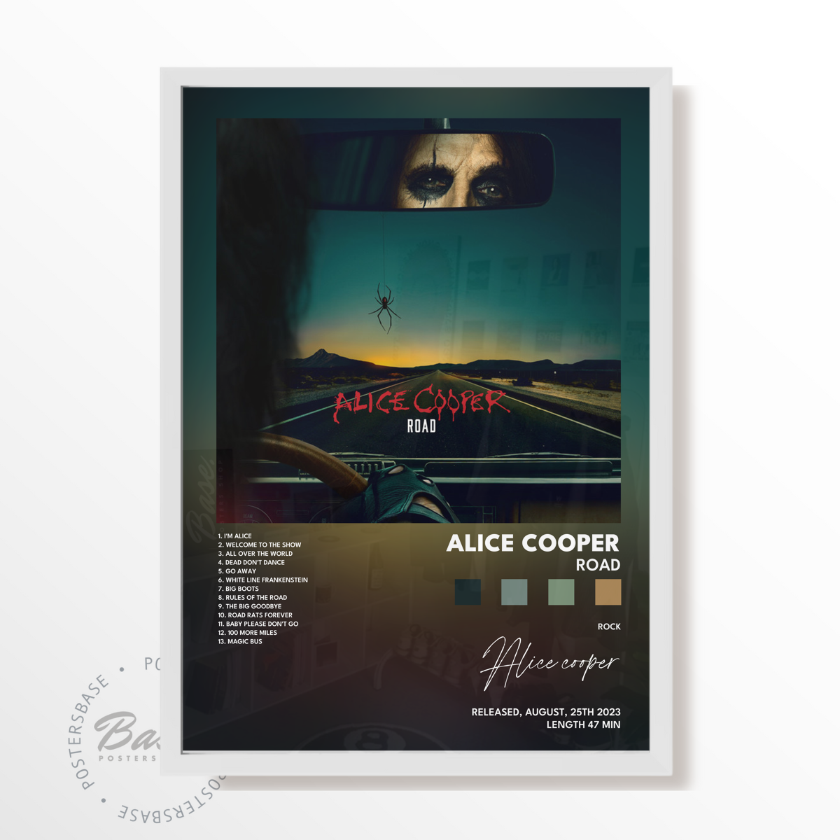 alice cooper Road poster