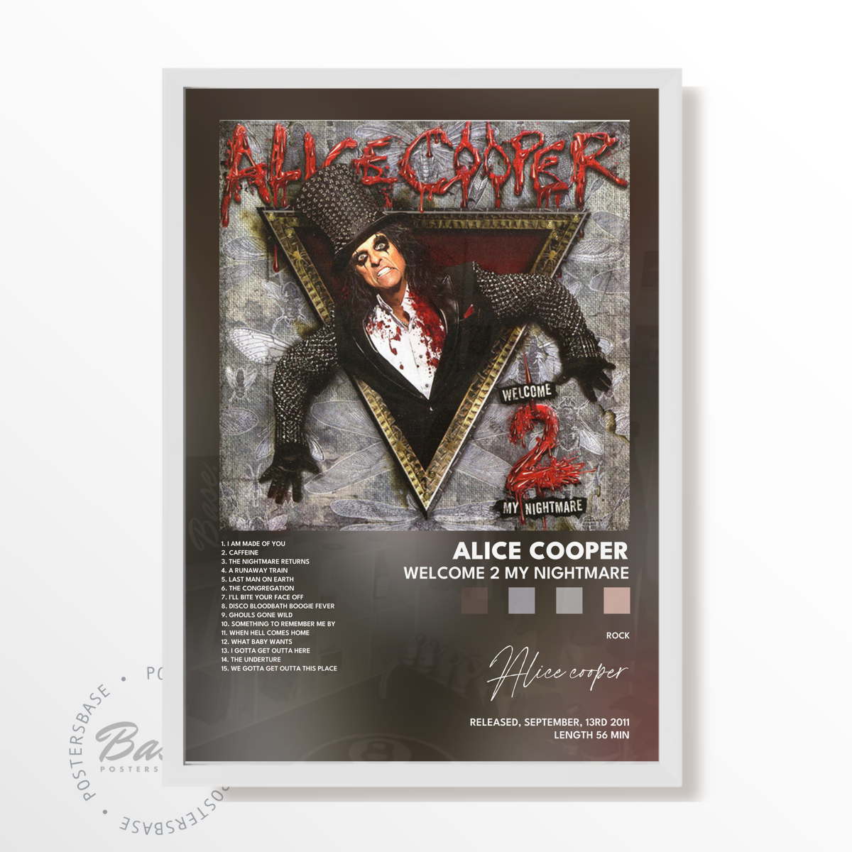 alice cooper Welcome 2 My Nightmare poster