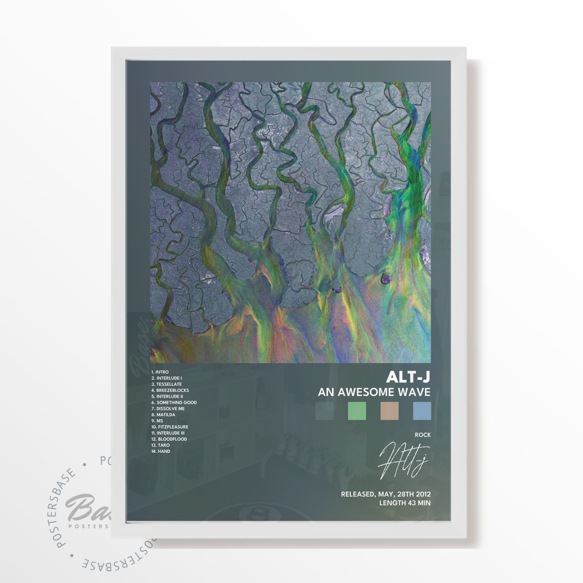 alt j An Awesome Wave poster