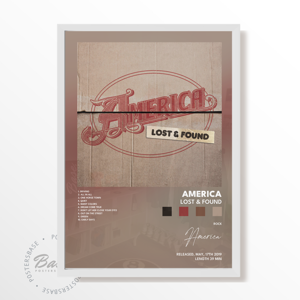 america Lost  Found poster