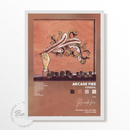arcade fire Funeral poster