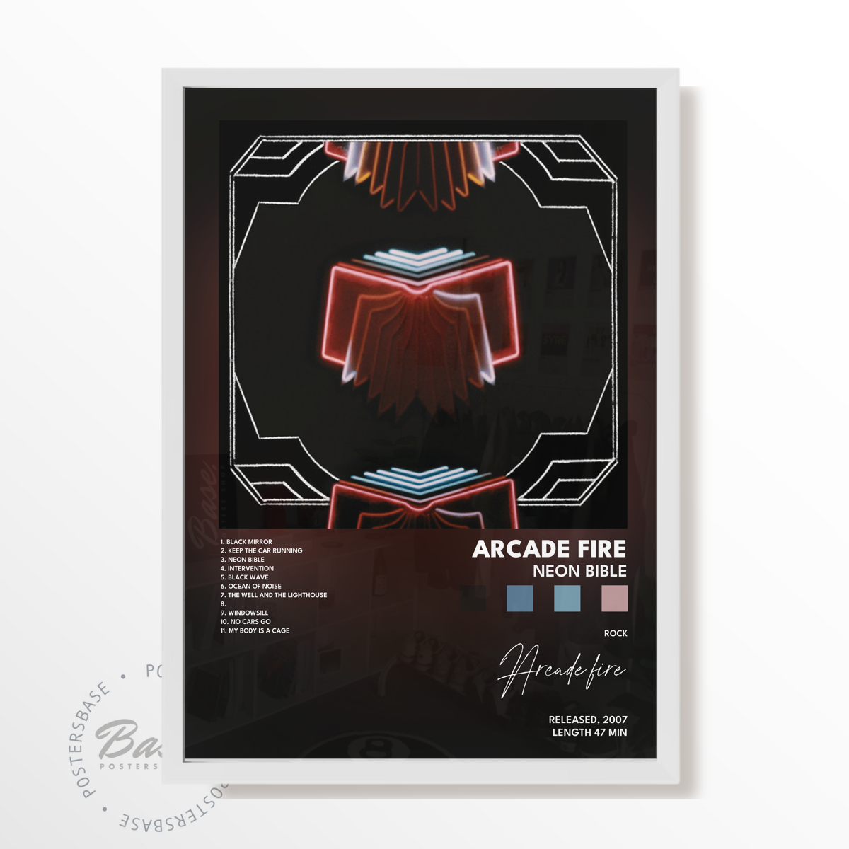 arcade fire Neon Bible poster