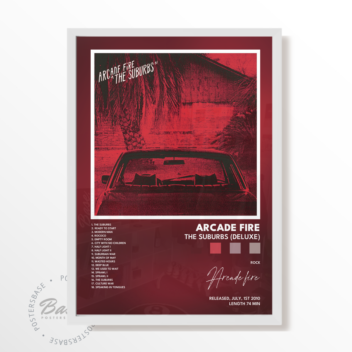 arcade fire The Suburbs Deluxe poster