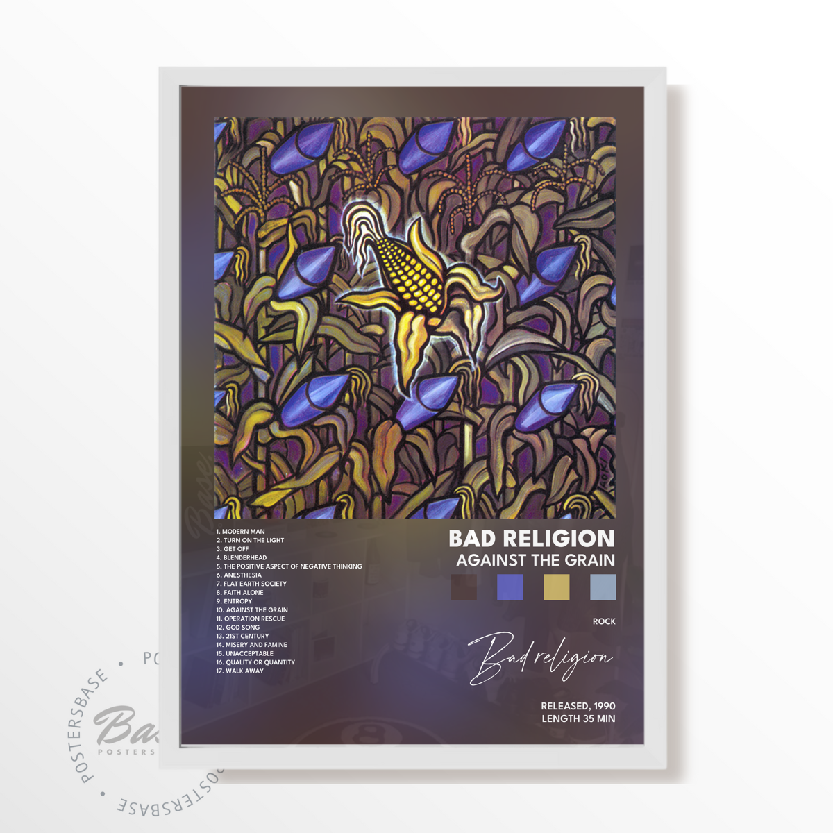 bad religion Against The Grain poster