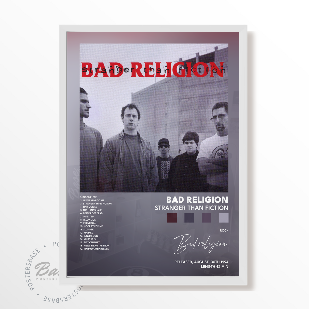 bad religion Stranger Than Fiction poster