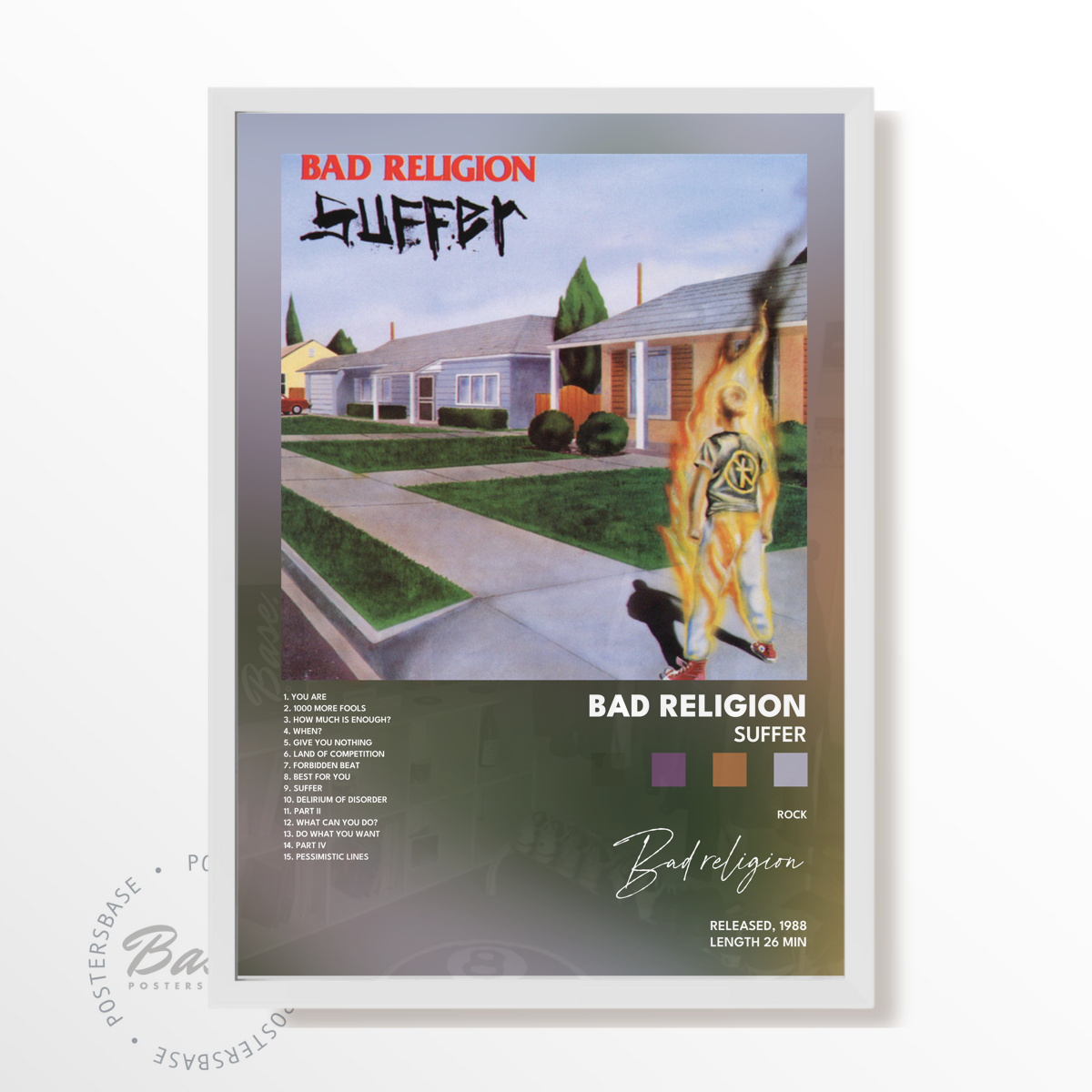 bad religion Suffer poster