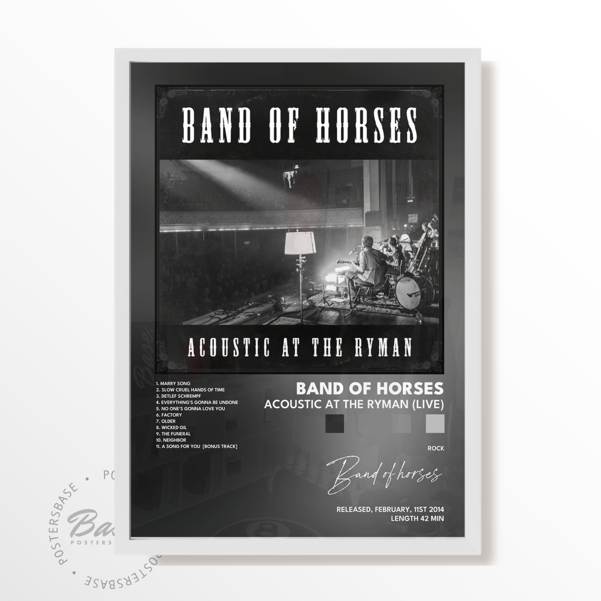 band of horses Acoustic at The Ryman Live poster