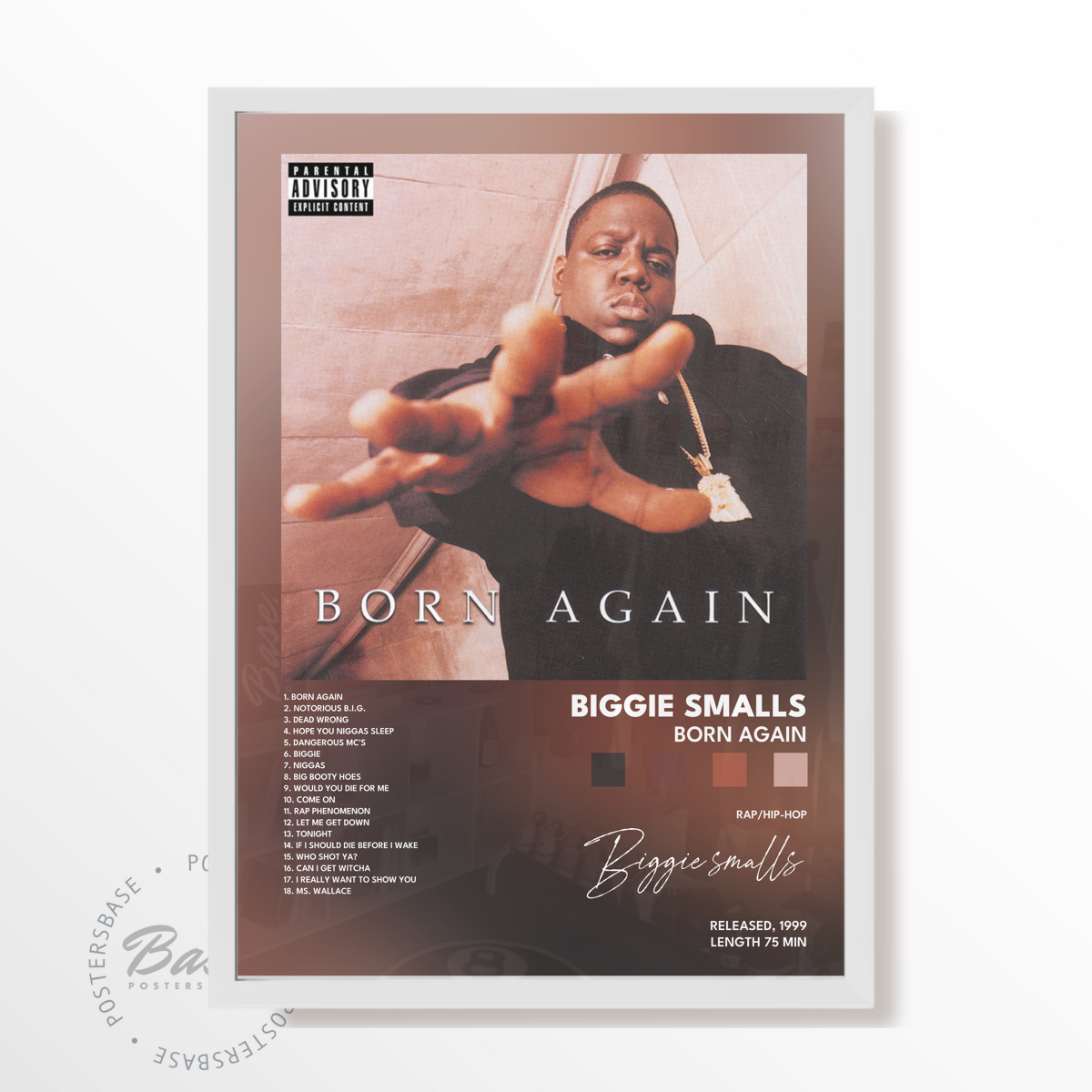 biggie smalls Born Again poster