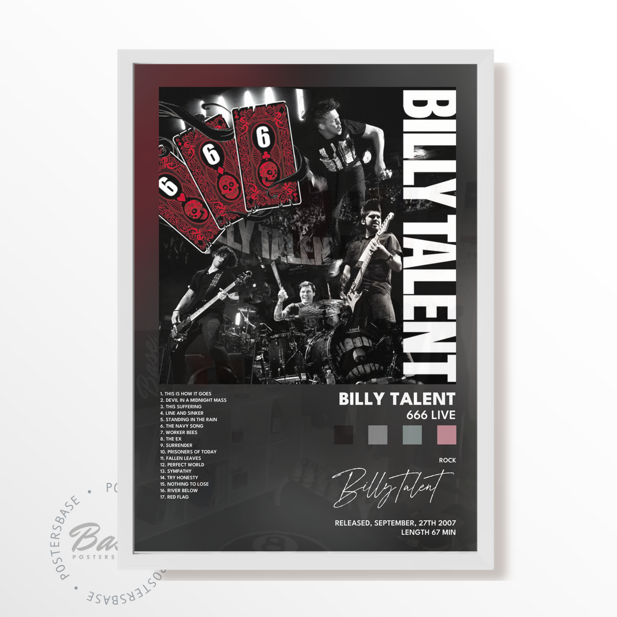 billy talent 666 Live poster