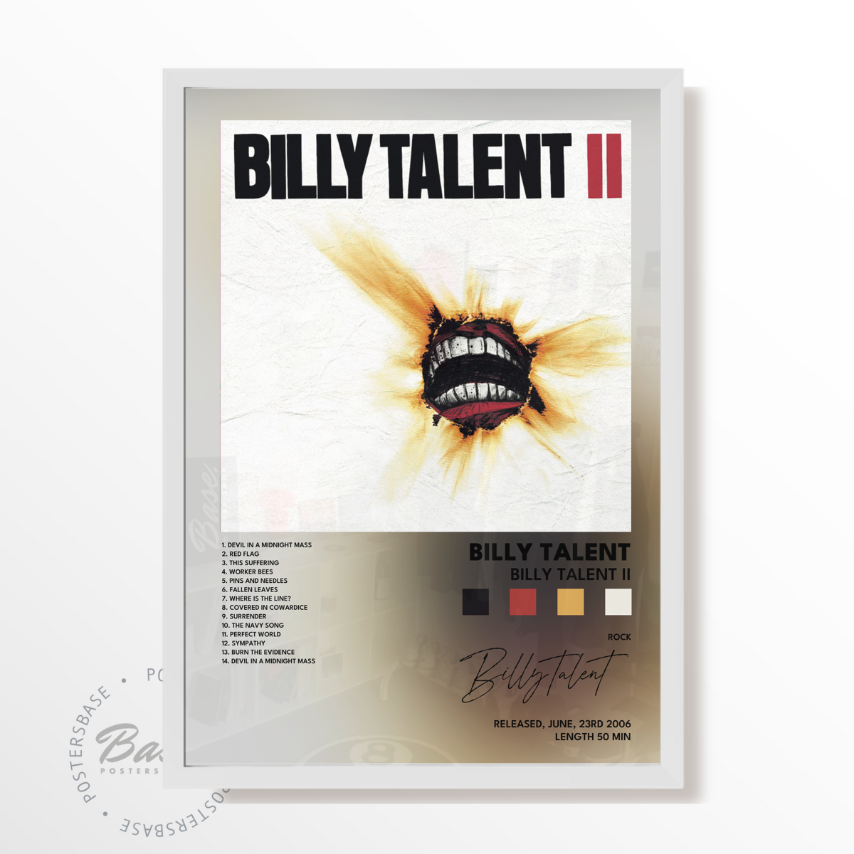 billy talent Billy Talent II poster