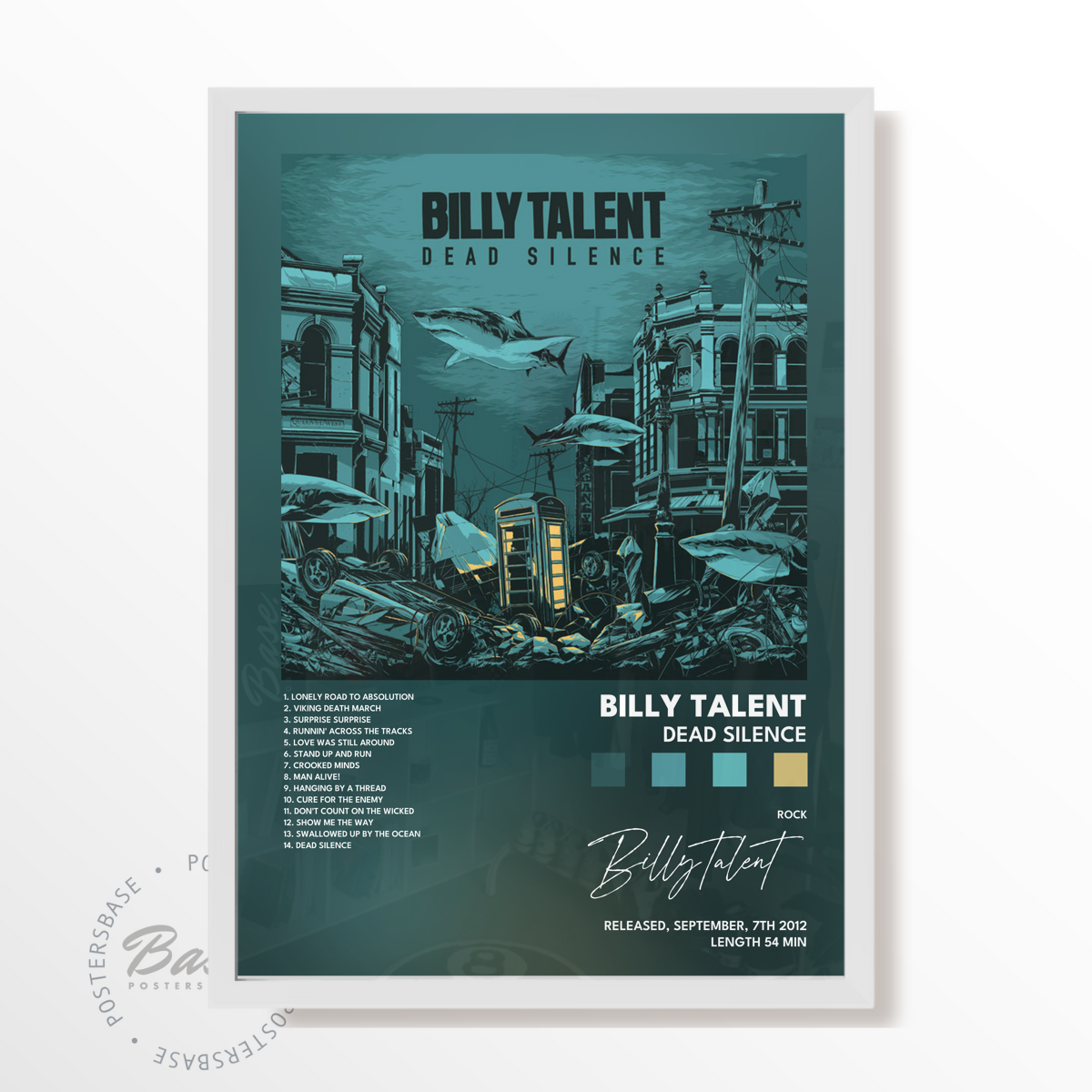 billy talent Dead Silence poster