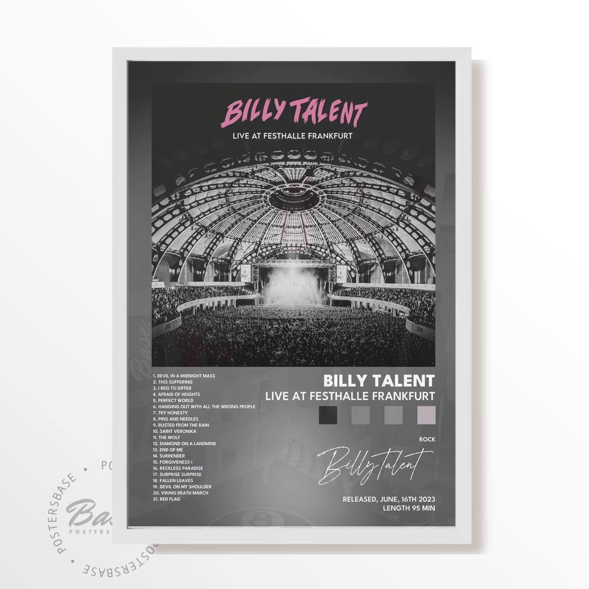 billy talent Live at Festhalle Frankfurt poster