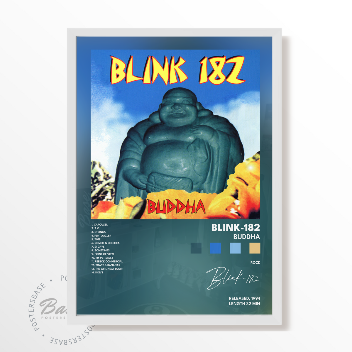 blink 182 Buddha poster