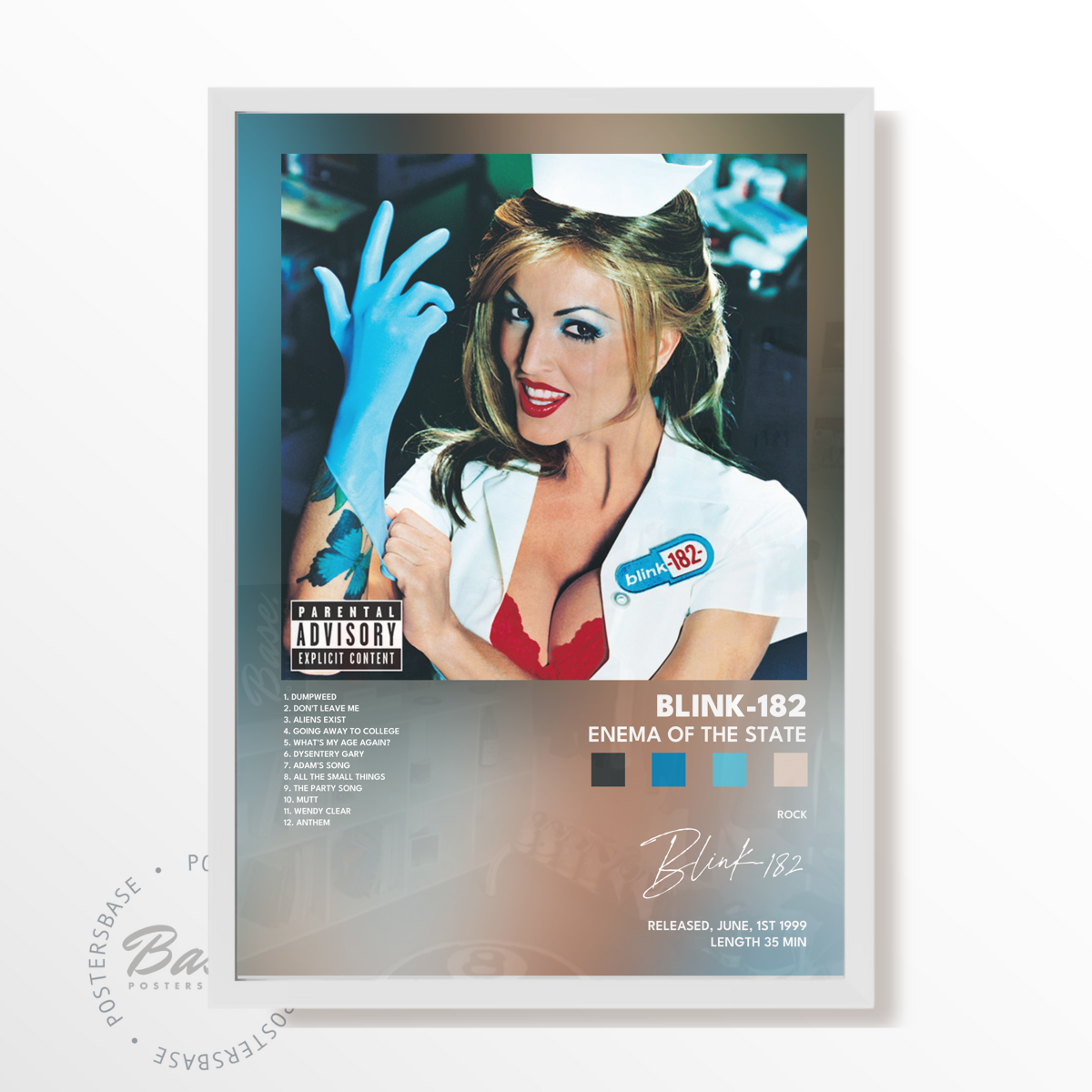 blink 182 Enema Of The State poster