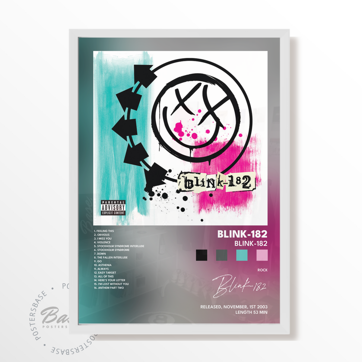 blink 182 blink 182 poster