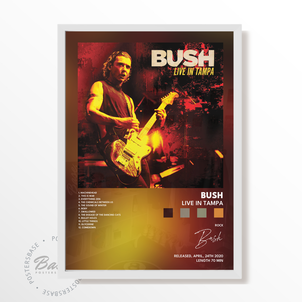 bush Live in Tampa poster