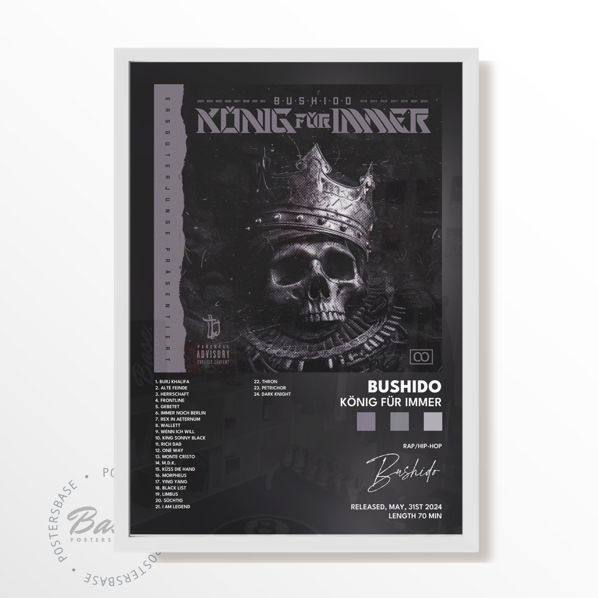 bushido König für immer poster