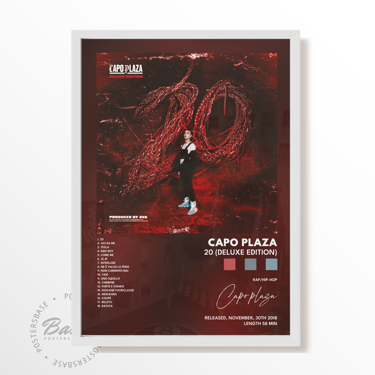 capo plaza 20 Deluxe Edition poster