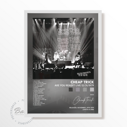 cheap trick Are You Ready Live 12311979 poster