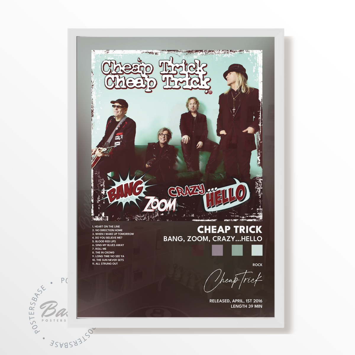 cheap trick Bang Zoom CrazyHello poster