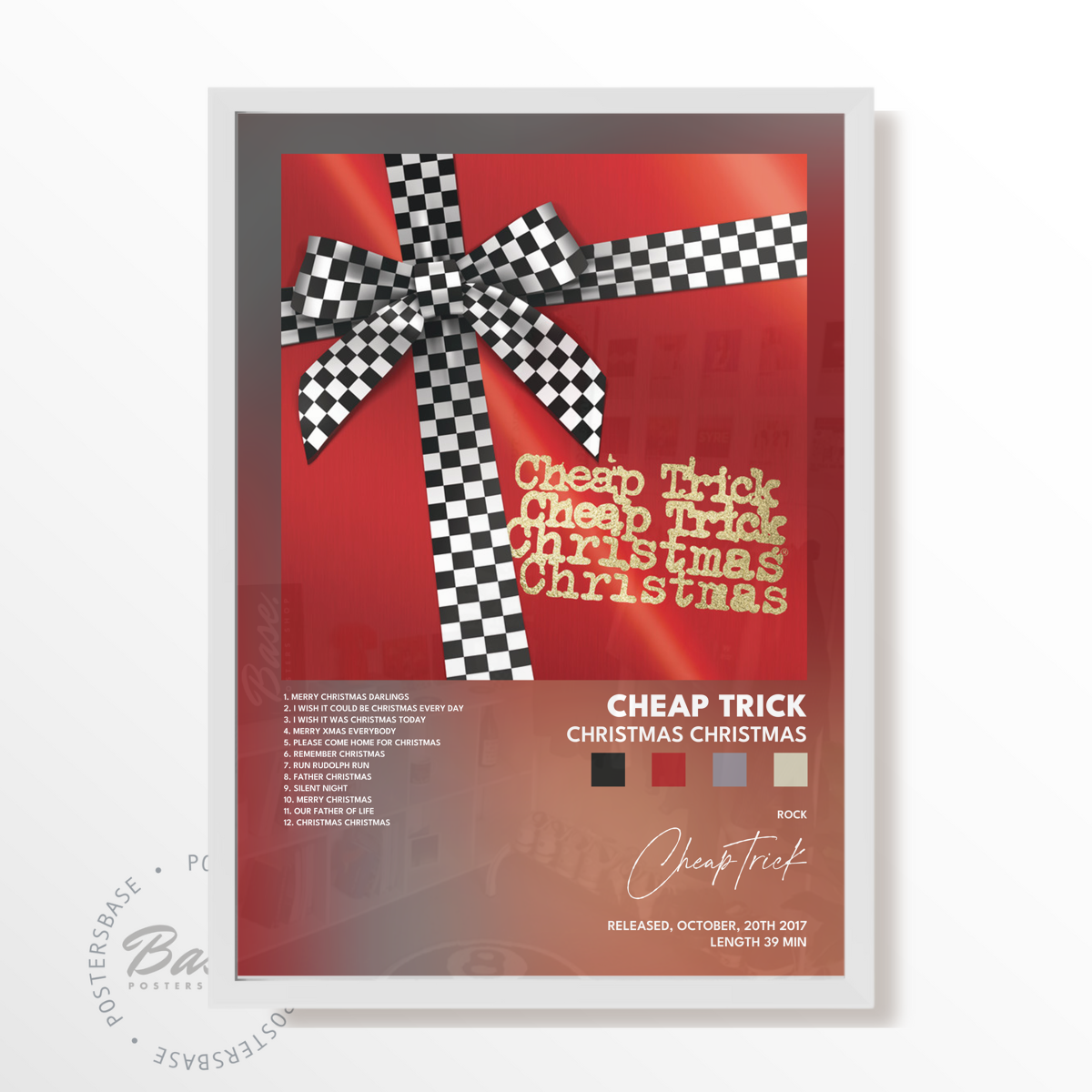 cheap trick Christmas Christmas poster